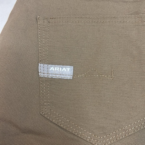 ✨Women’s Ariat Rebar Perfect Rise Stretch Made Tough Hard Working Shorts Size 27 - Picture 8 of 14